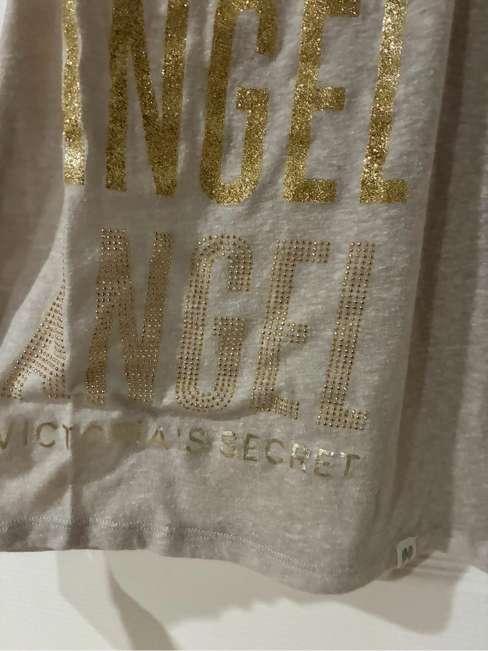 victoria’s secret vintage y2k angel bling bedazzled tank top
